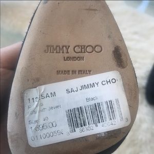 Jimmy Choo platform heels with crystals